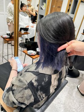 サーカス 町田(circus) "ボブとインナーカラー"