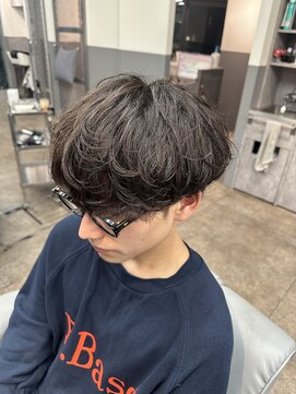 ノイセル 西本町(Noisyle) シャドウパーマゆるふわニュアンスデザイン韓国ヘアマッシュ