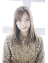 アウラ(Aula by marbles)&nbsp;イエローベージュ/オリーブベージュ/レイヤーカット[横浜]