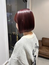 アールプラス 湘南台(R+) 【sara】ボルドーカラー/ブリーチなしカラー/ミニボブ