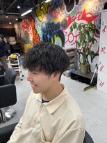 カーニー 錦糸町(kearny)&nbsp;縦落ち最強　ツイストスパイラルパーマ　メンズマッシュ