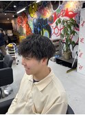 縦落ち最強 ツイストスパイラルパーマ メンズマッシュ