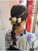 卒業スタイルヘアセット