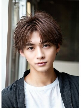 サンティエ 中央駅店(scintiller) シャドウパーマ波巻きスパイラルパーマメンズマッシュメンズヘア