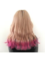 ビー オン ディー ヘア 池袋(BonD hair)&nbsp;ミルクティー×ピンク【池袋/髪質改善/ハイライト】