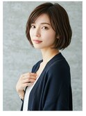 髪質改善/大人ボブ/重め前髪/大人可愛い/小顔ヘア/綱島