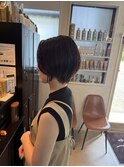 丸みショートボブ
