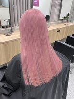 ペレ 渋谷(PELE)&nbsp;くびれヘア/アプリコットオレンジ/夏のヘアアレンジ/渋谷