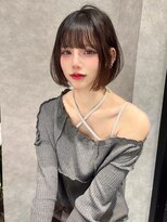 ロンドローズ 名古屋(Lond damaskRose)&nbsp;ダブルカラー ブリーチ 名駅 韓国 ボブ 髪質改善 縮毛矯正