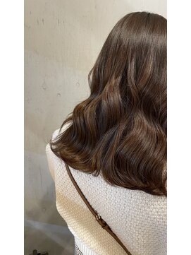 カノエ 岡山店(canoe) 透明感ブラウン×レイヤースタイル