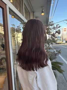 ロング/ウォームブラウン