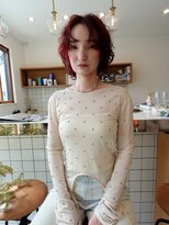 サードアベニュー(3rd Avenue.)&nbsp;パーマ/レイヤー/ボルドー/ブリーチなし/バイカルテ〇20代30代