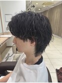 サーフカールセンターパート波巻きツイストスパイラル無造作