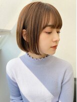 グラムビューティー 足利(gram beauty)&nbsp;20代30代◎透明感シアーグレージュ×ミニボブ春カラー