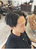 波打ちパーマ