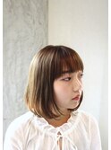 ハイトーンナチュラルボブ