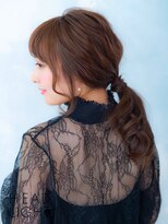 フローレス バイ ヘッドライト 川崎店(hair flores by HEADLIGHT) ポニーテール風アレンジ