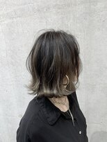 オーク たまプラーザ(OAK)&nbsp;逆バレイヤージュ×グレージュ【ＯＡＫたまプラーザ/髪質改善】