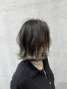 オーク たまプラーザ(OAK) 逆バレイヤージュ×グレージュ【ＯＡＫたまプラーザ/髪質改善】