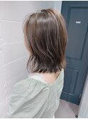菱形シルエット☆外ハネシークレットレイヤー