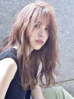 アヴァンス 広島本通店(AVANCE.)&nbsp;アッシュベージュ×ウェーブロング