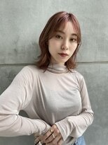 ヘアサロンエムフィス 池袋東口(HAIR SALON M Fe's)&nbsp;ベリーピンク×チョコレート☆ミディアム