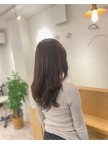 ハッコ(hacco) 艶髪ロング/シルキーベージュ/レイヤーロング/ニュアンスカラー