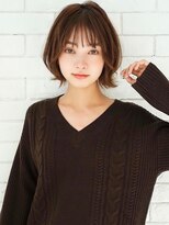 アグ ヘアー カンナ 長野稲里店(Agu hair canna)&nbsp;《Agu hair》秋冬カラーのくびれボブ