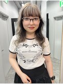 ホワイトベージュ× インナーブラック
