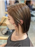 横顔美人♪ハンサムボブ♪