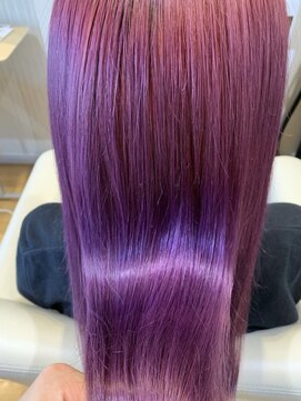 ラピッシュ Lapish桜田店 〈ラピッシュ桜田店〉うる艶ダブルカラー パープルピンク