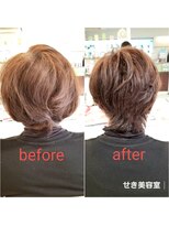 せき美容室&nbsp;ショートローレイヤー