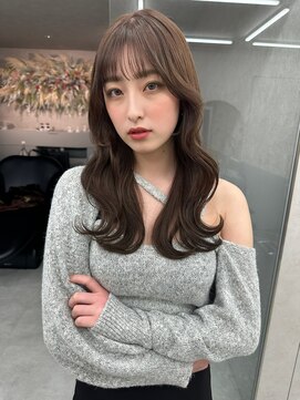 ロンド マーレ 天神大名店(Lond mare) イメチェン/チェリーブラウン/フェミニン/ダークアッシュ/束感