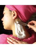 ＜理容室＞レディース女性シェーブシェービングお顔剃り襟剃り