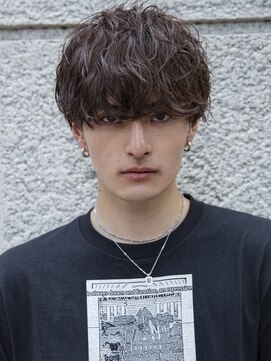 アイヴィ 表参道(IVY) 小久保Style☆波巻きハイライト束感ツーブロックマッシュパーマ