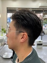 ヘアーサロンサトウ メンズパーマスタイル ＃平井＃理容室＃パーマ ＃スパイラル