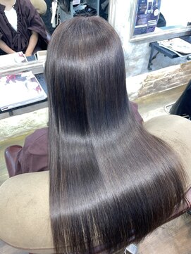 エンジェル 川越(Angel) 髪質改善エステストレート/アッシュブラック20代30代40代