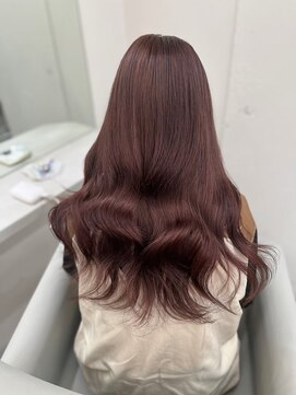 ベレーザ 渋谷(BELEZA) 5796髪質改善アッシュブラッカシスレッド韓国ワンホンヘア