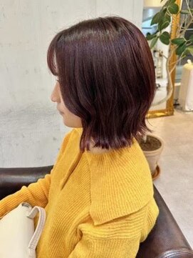 アビント バイ レシッド 武蔵小杉(abinto by rcid) ピンクブラウン/くびれミディアム