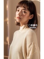 ムオン 大橋(muon)&nbsp;オン眉でスパイスのきいたおしゃれミディ