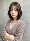 大人可愛い小顔前下がりボブ×ナチュラルボブ×ミニボブ20代30代