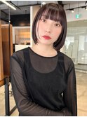 ワイドバングボブ