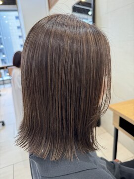 ラフ フロム ガーデン(Laf from GARDEN) 切りっぱなし/ボブ/ハイライト/白髪ぼかし