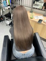 ペレ 渋谷(PELE)&nbsp;くびれヘア/アプリコットオレンジ/夏のヘアアレンジ/渋谷