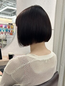 エルヘアメゾン(el. hair maison) 髪質改善ストレート☆ぱつっとミニボブ
