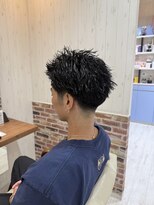 ソワン ドゥ ブレス 立花店(soin de brace)&nbsp;メンズカット/テーパーフェード/スパイキーショートパーマ/