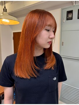 コレット 大宮(collet) 韓国風レイヤー オレンジ