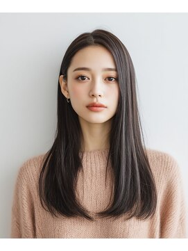 バイエイト(X8) 艶感ストレートのシンプルロング