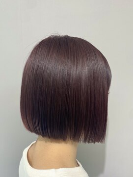ヘアーアンドビューティーザ エフ(Hair Beauty the F) ~ ボルドーカラー ボブ ~