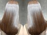 新感覚 極・髪質改善 カット+カラー+超音波カシミヤトリートメント+バブルspa